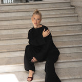 FEATHER WOOL SET | MIDNIGHT BLACK