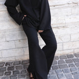 FEATHER WOOL SET | MIDNIGHT BLACK