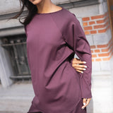 FEATHER WOOL SET | PLUM VELVET
